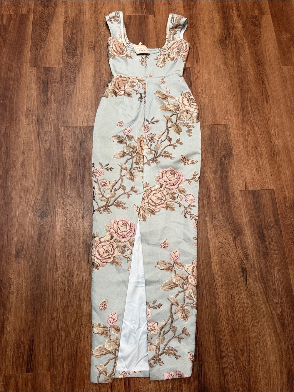 SAU LEE Brooke Floral Brocade Column Gown - Picture 6 of 8